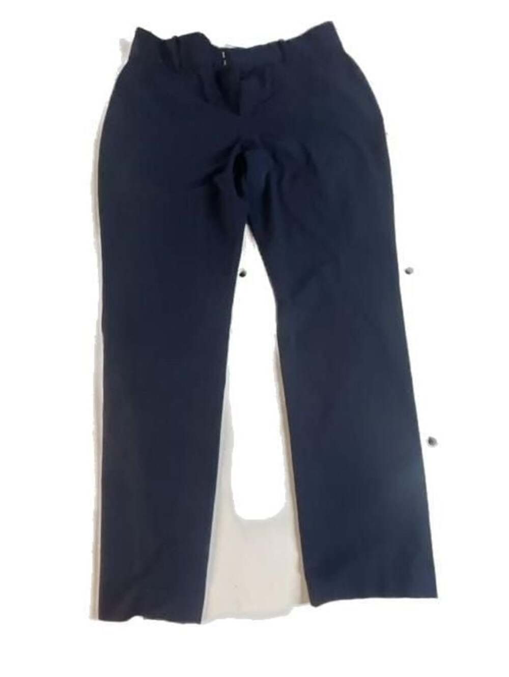 Calvin Klein Navy Blue Straight Leg Dress Trousers Size 10